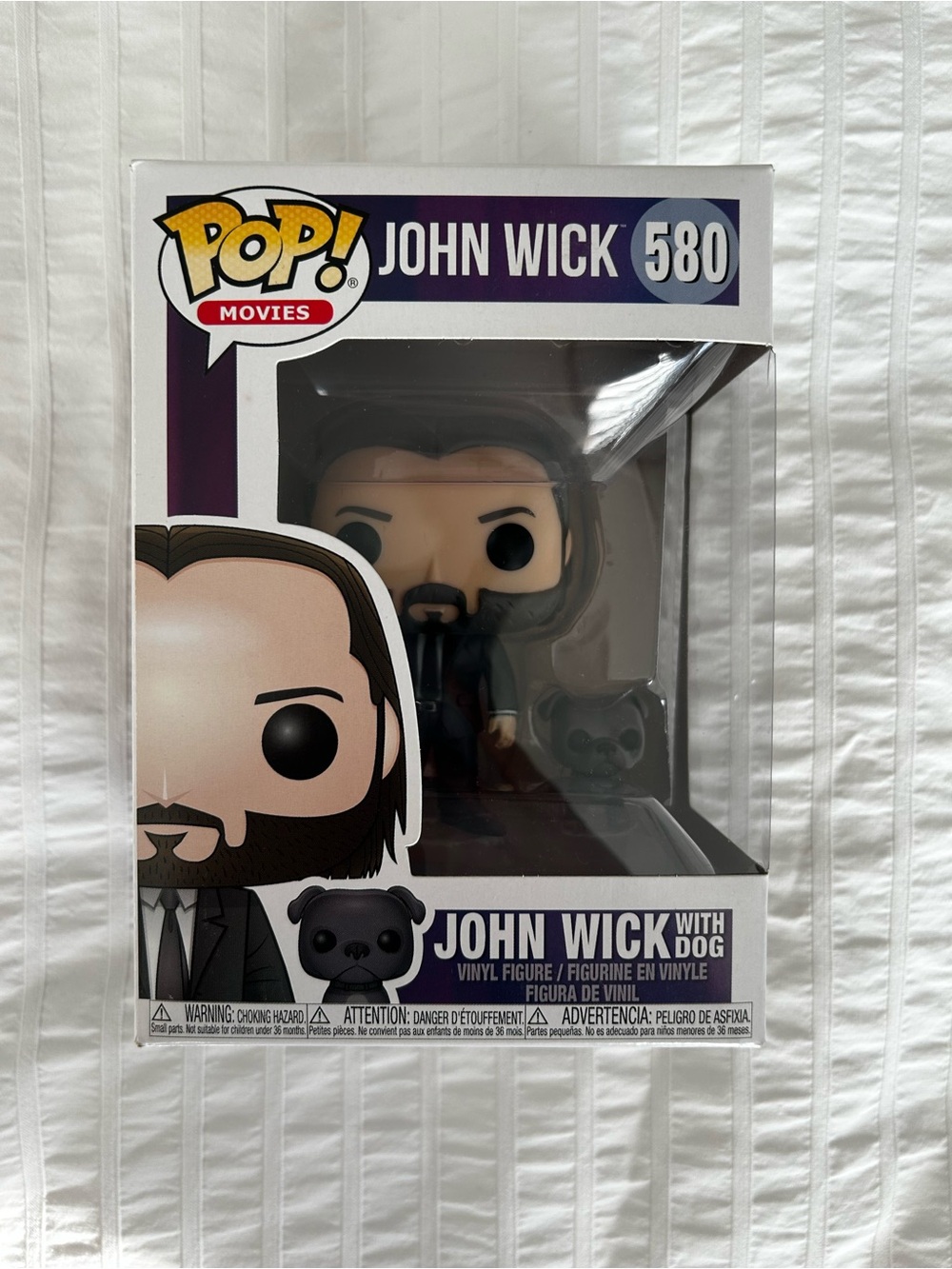 Funko Pop! Movies: John Wick - John Wick with Dog #580 Vinyl Figure NIB NRFB